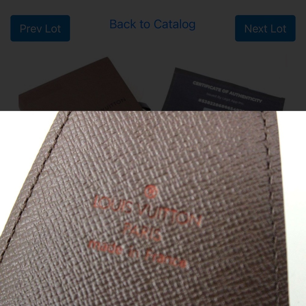Louis Vuitton Damier Ebene Wallet - Picture 5 of 8